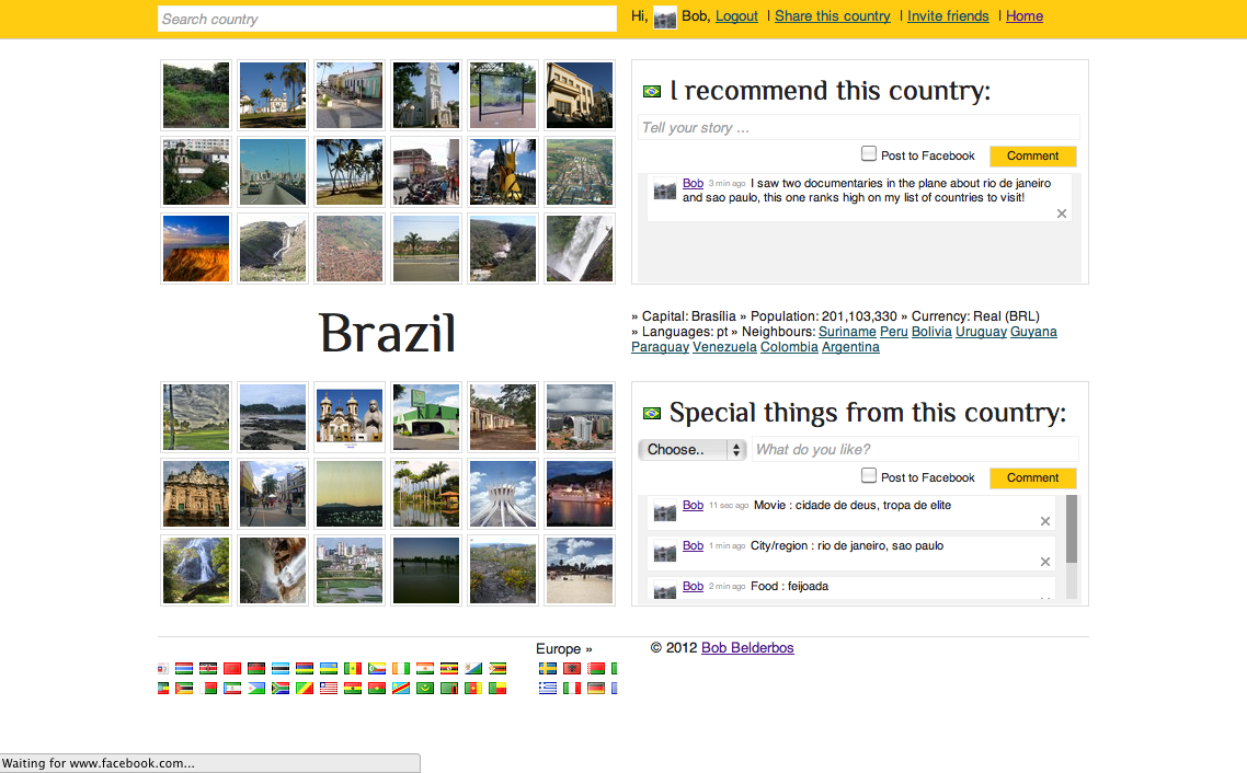 brazil country page
