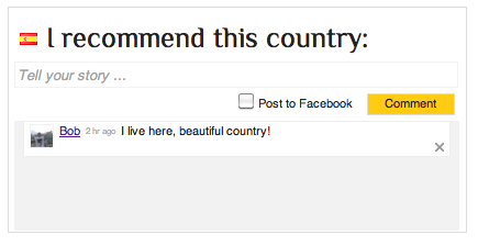 recommend country